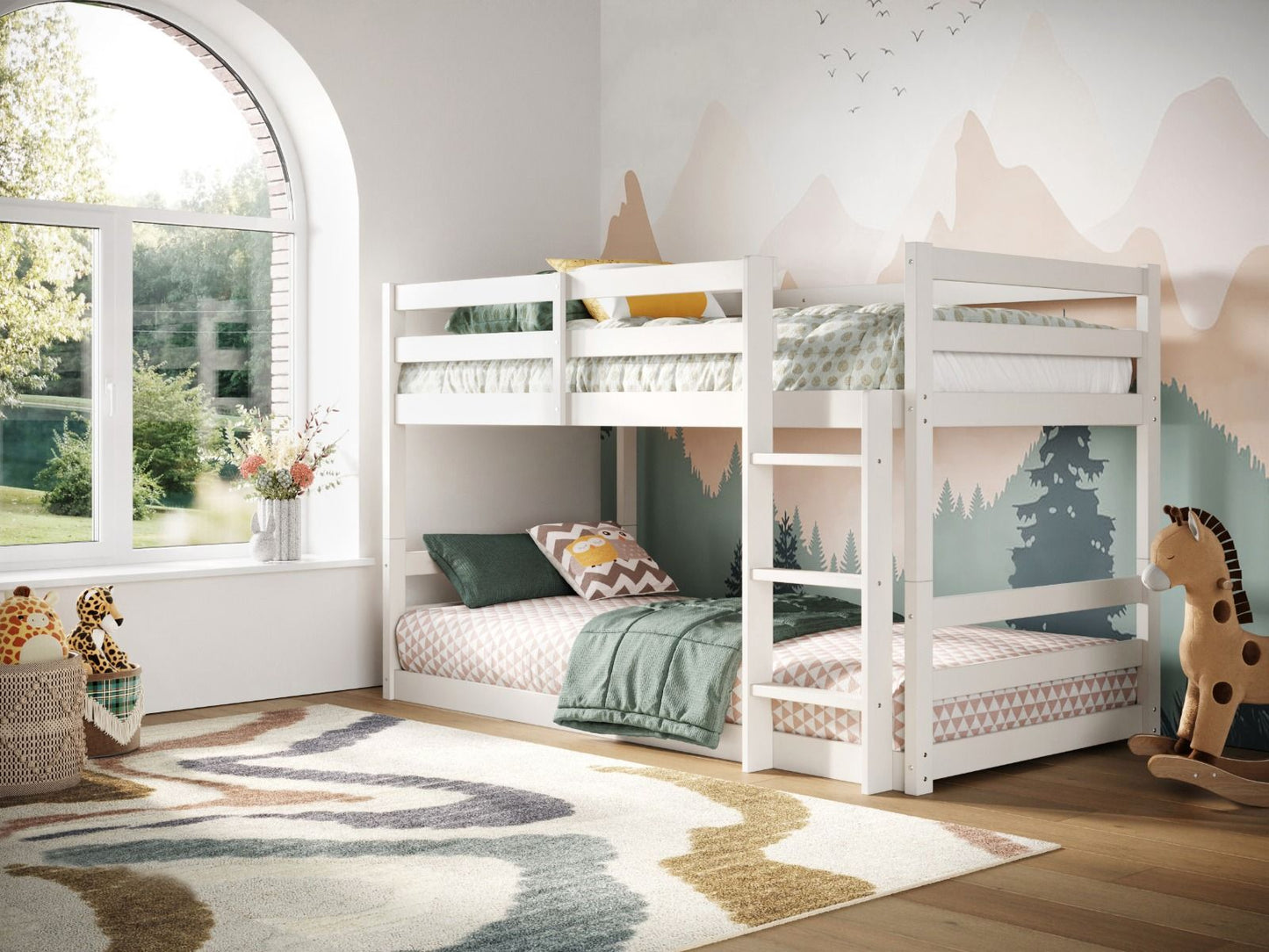 Flair Shasha Low Wooden Bunk Bed