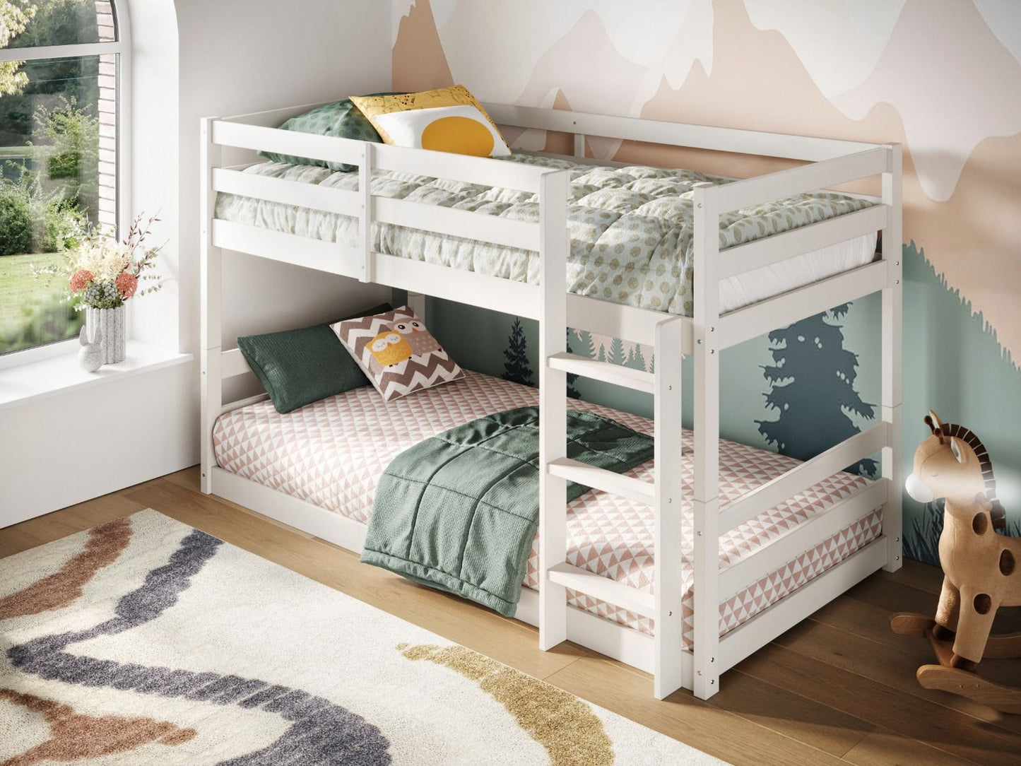 Flair Shasha Low Wooden Bunk Bed
