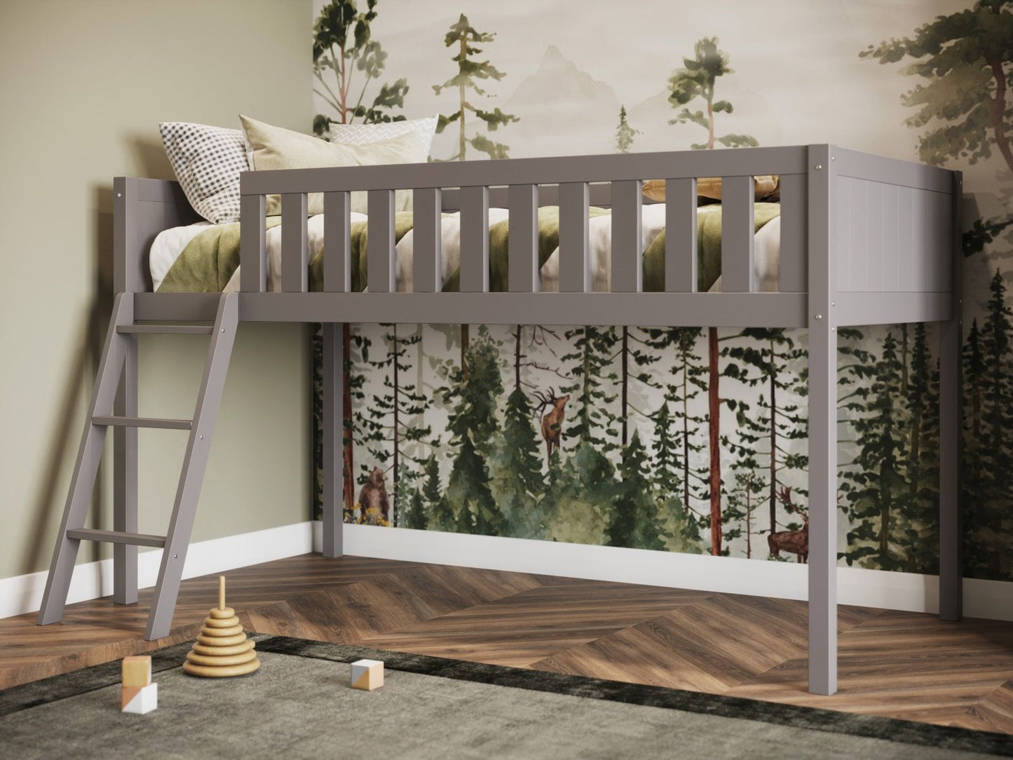Flair Bea Midsleeper Wooden Cabin Bed