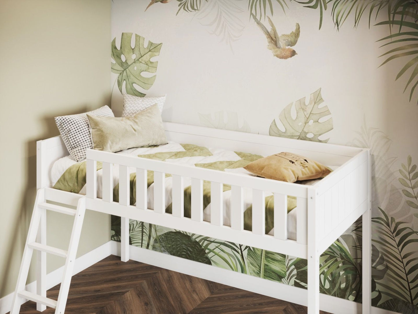 Flair Bea Shorty Midsleeper Wooden Cabin Bed