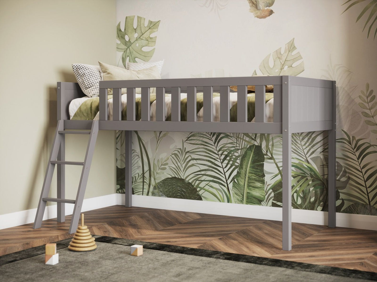 Flair Bea Shorty Midsleeper Wooden Cabin Bed