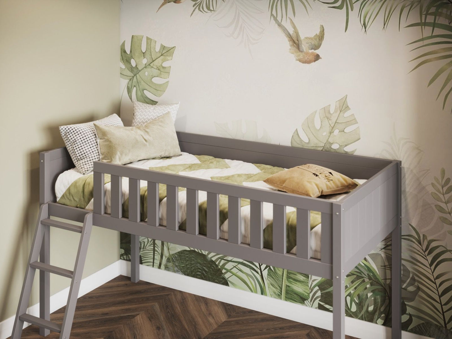 Flair Bea Shorty Midsleeper Wooden Cabin Bed