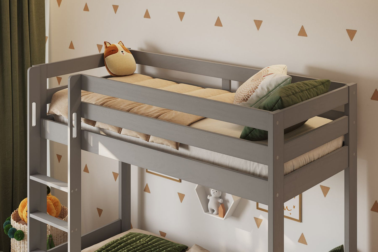 Noomi Nora Solid Wood Shorty Bunk Bed (FSC CERTIFIED)