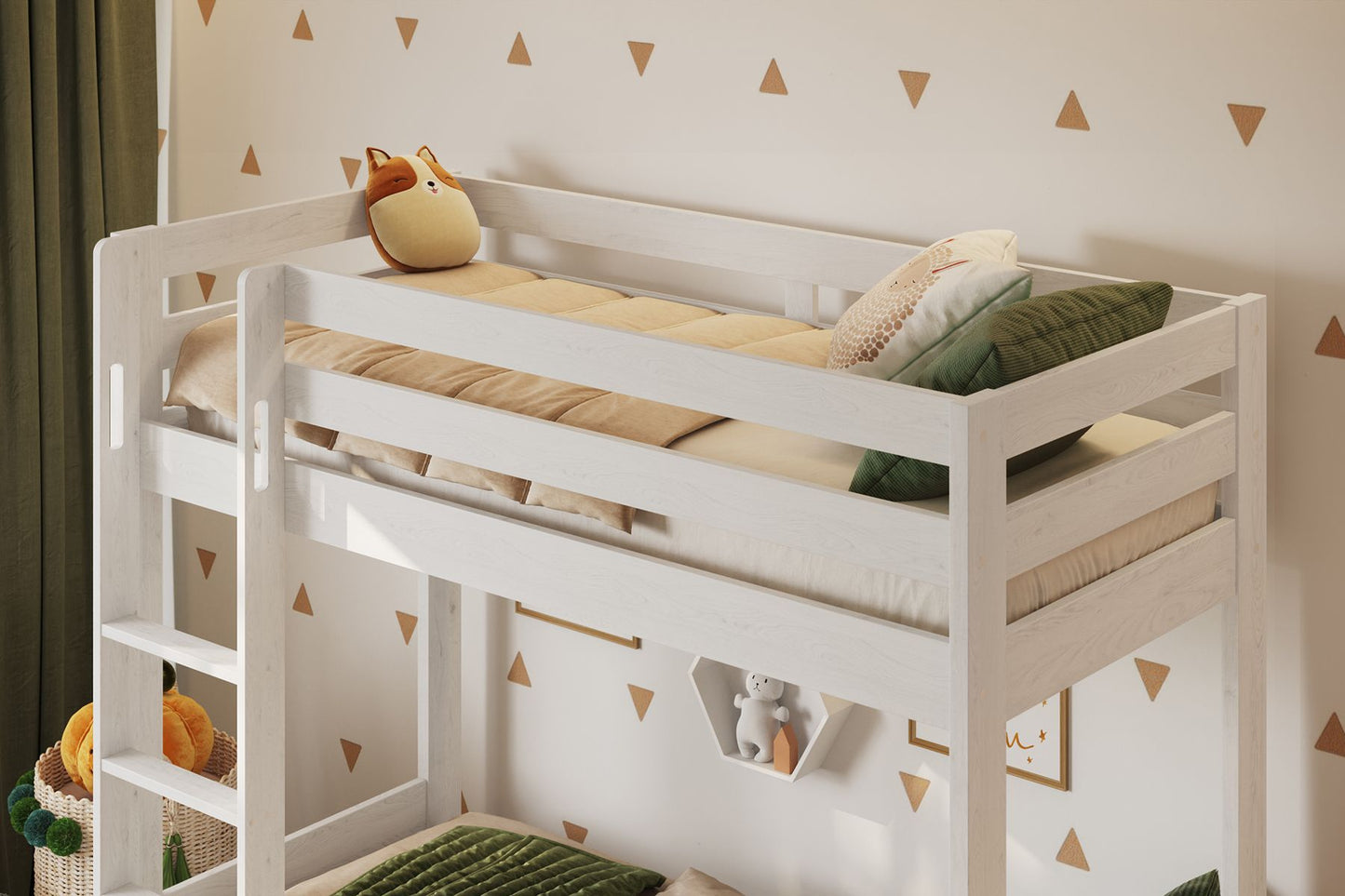 Noomi Nora Solid Wood Shorty Bunk Bed (FSC CERTIFIED)