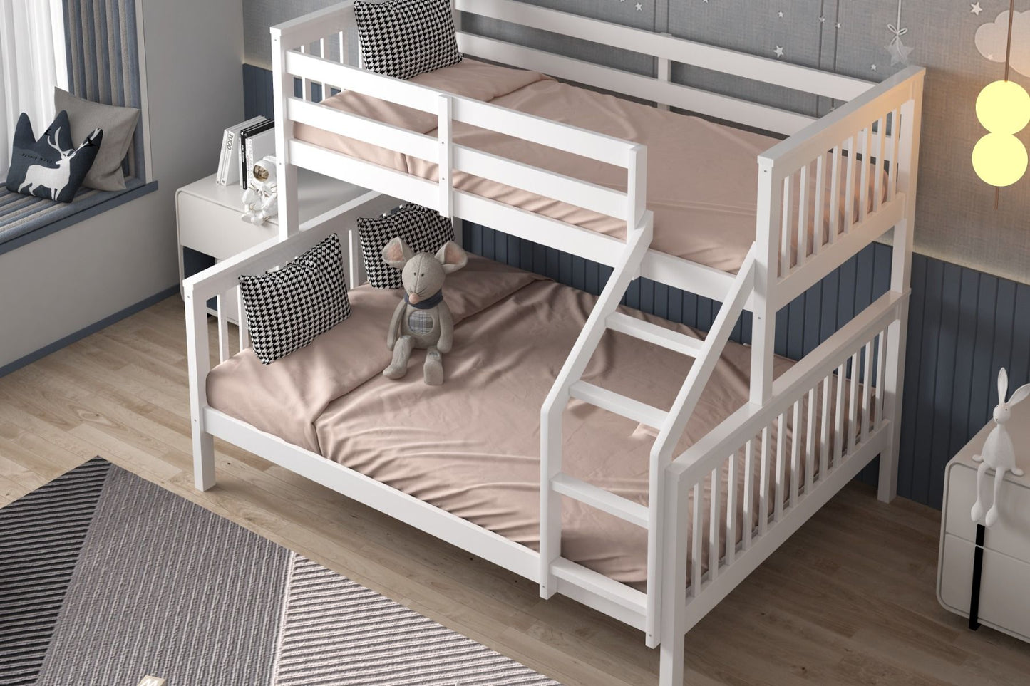 Flair Wooden Zoom Triple Bunk Bed