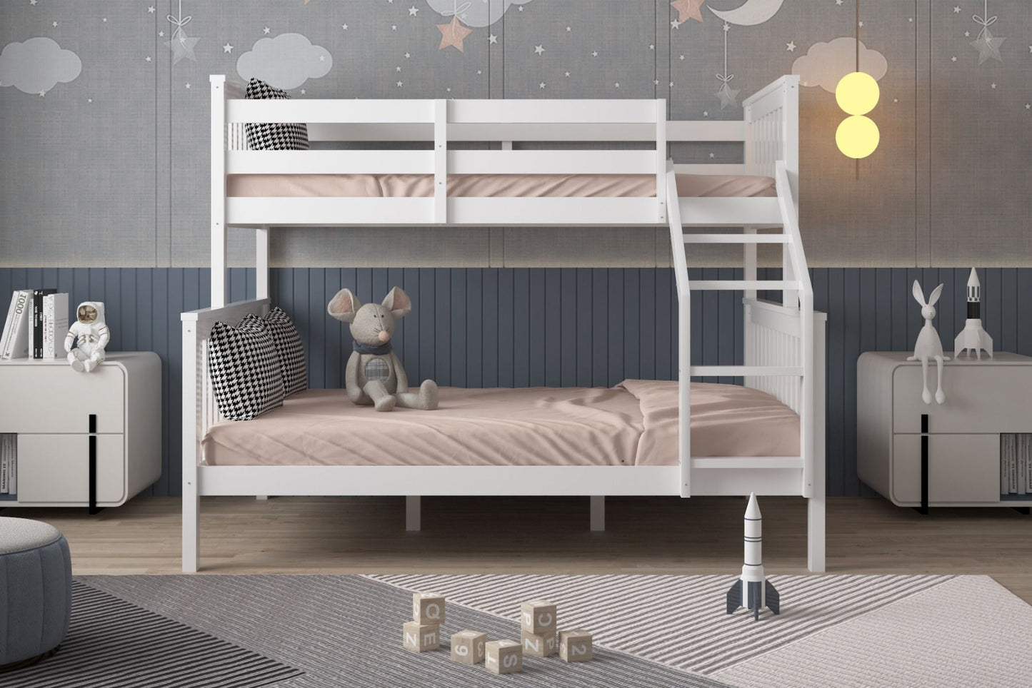 Flair Wooden Zoom Triple Bunk Bed