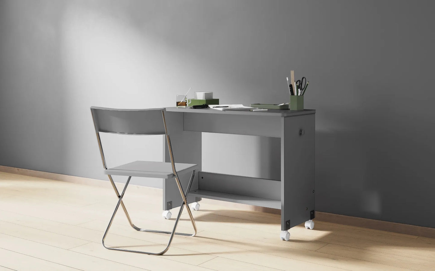 Flair Stepaside Staircase High Sleeper Frame - Grey