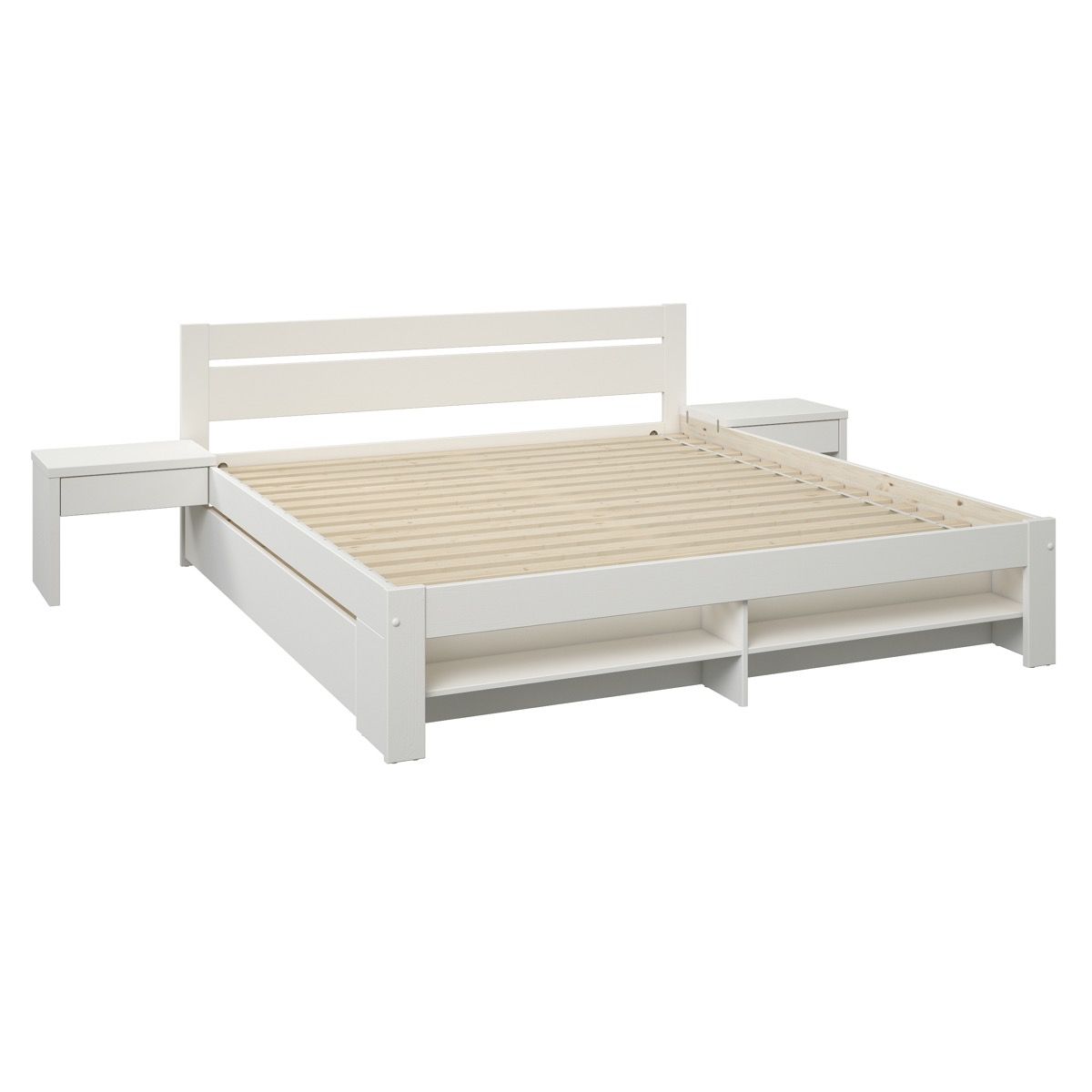 Noomi Pradis Storage Bed White (FSC-CERTIFIED)