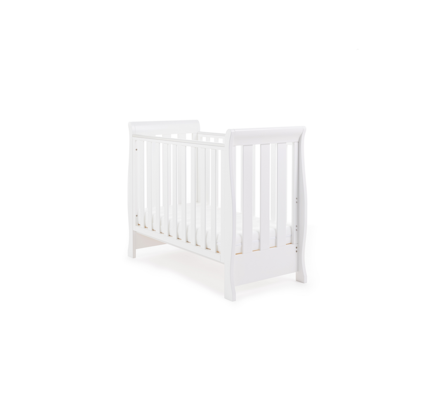 Obaby Stamford Space Saver Cot - White 100 x 50