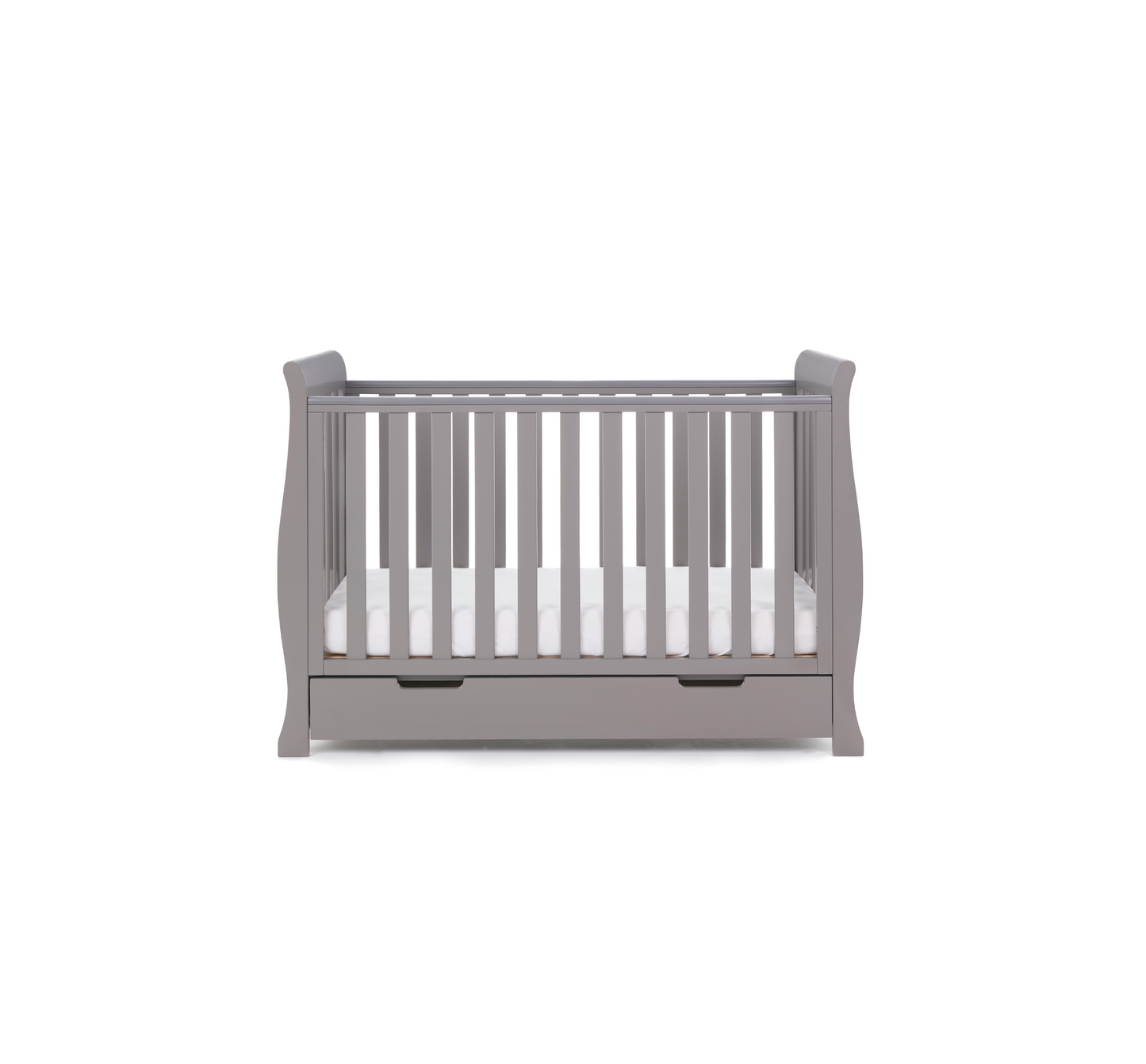 Obaby Stamford Mini Cot Bed - Taupe Grey 120 x 60