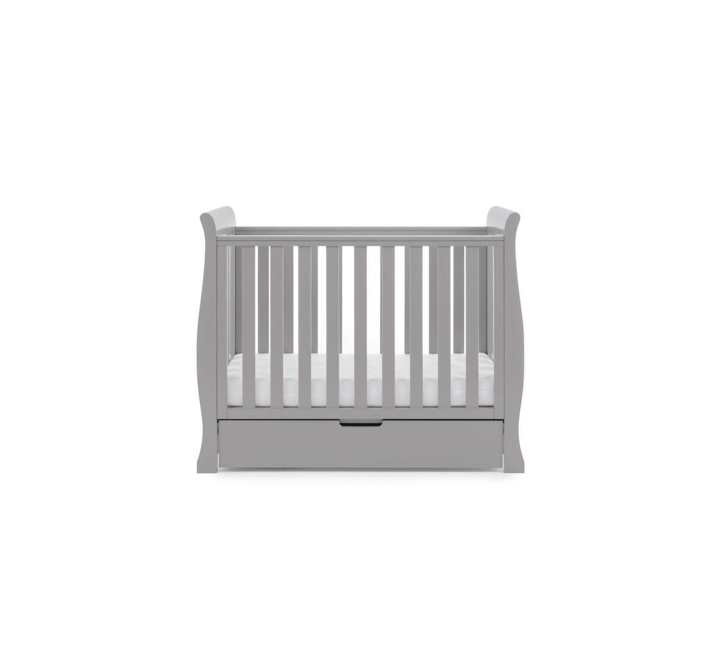 Obaby Stamford Space Saver Cot - Warm Grey 100 x 50