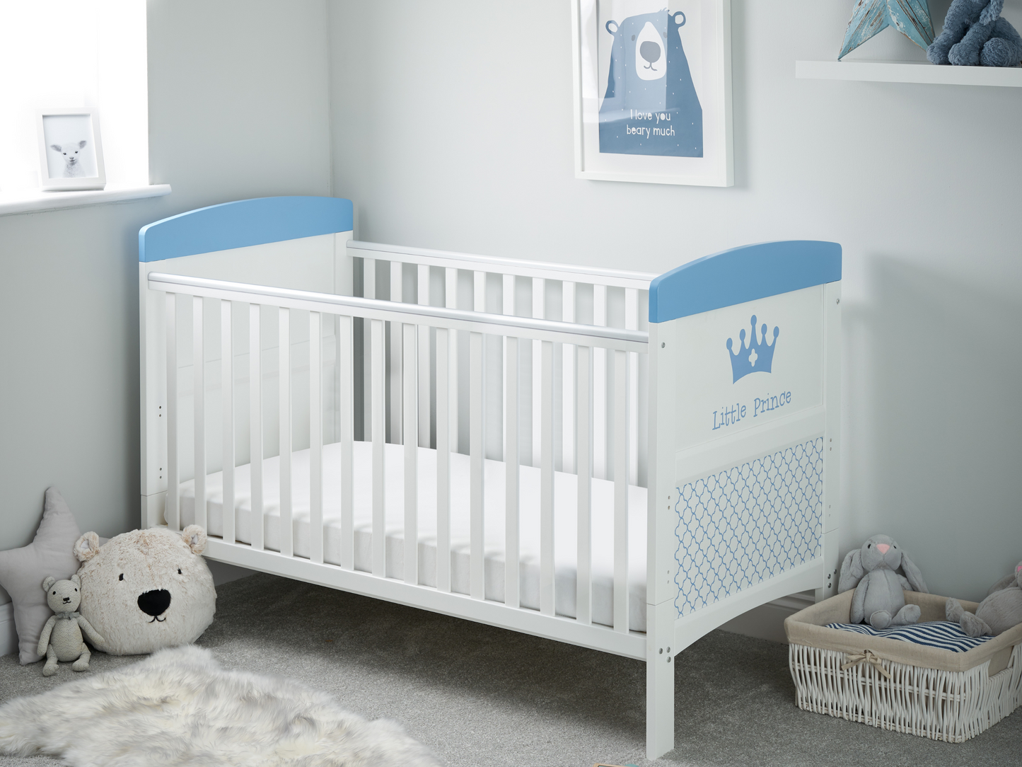 Obaby Grace Inspire Cot Bed - Little Prince 140 x 70