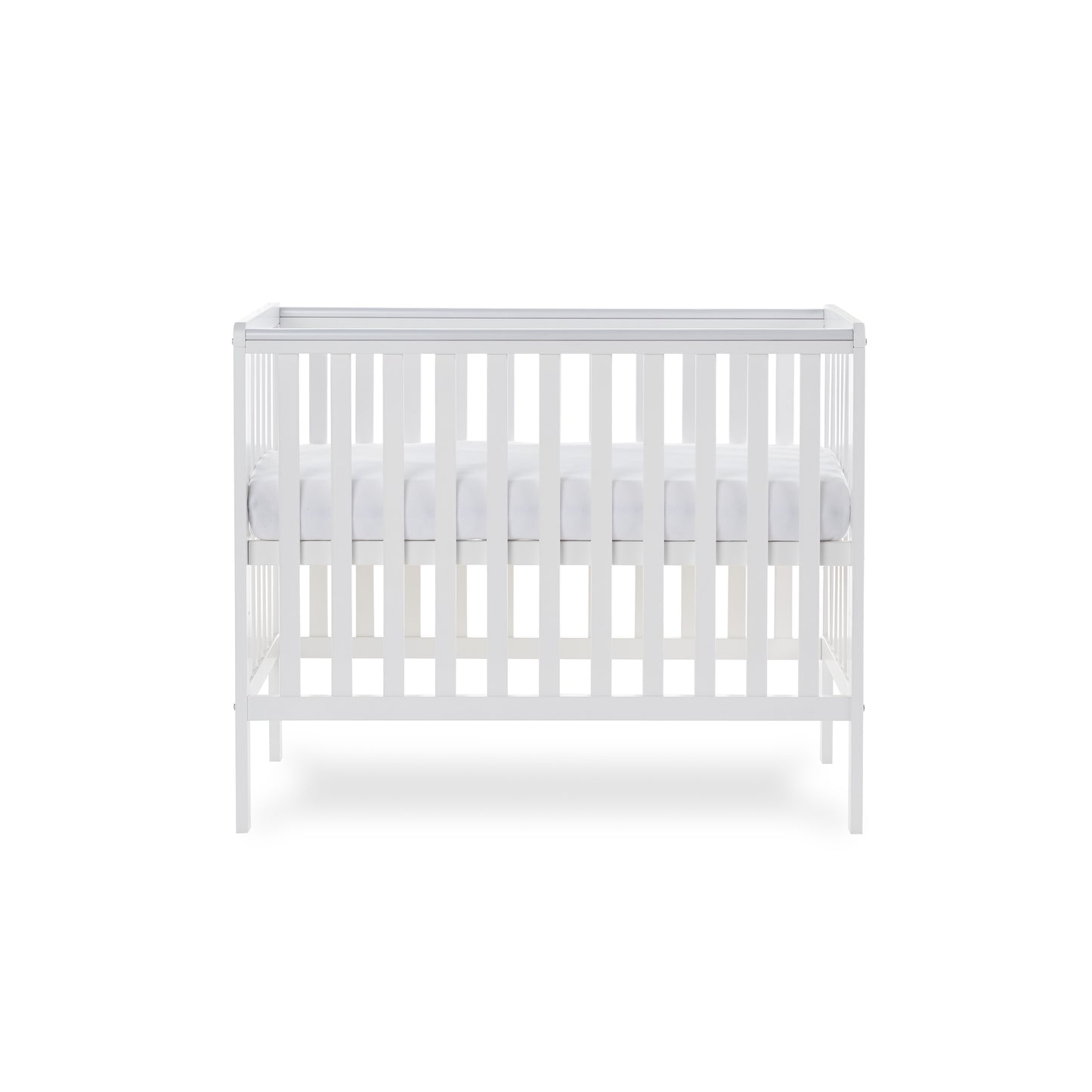 Obaby Bantam Space Saver Cot - White 100 x 50