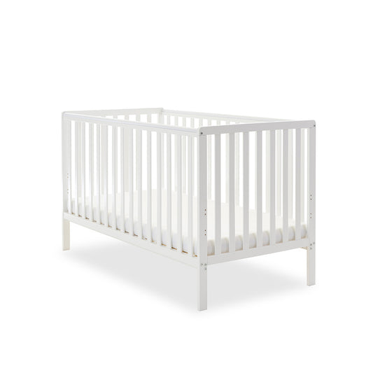 Obaby Bantam Cot Bed - White 140 x 70