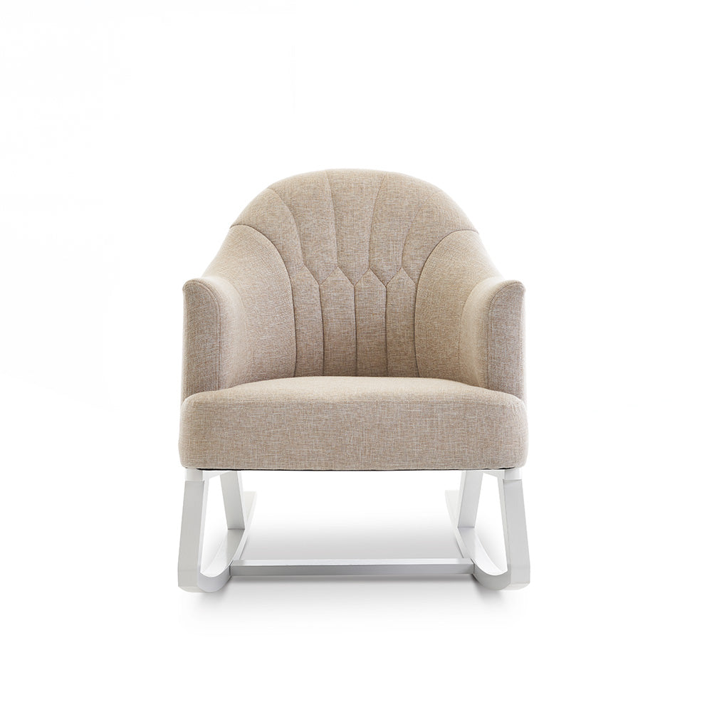 Obaby Round Back Rocking Chair - Oatmeal