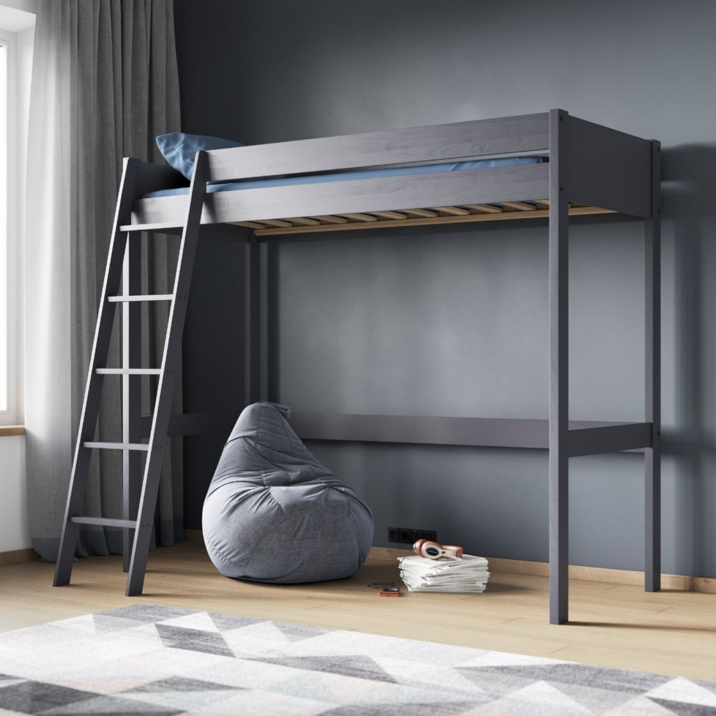 Noomi Tera Solid Wood Highsleeper Frame(FSC-CERTIFIED)
