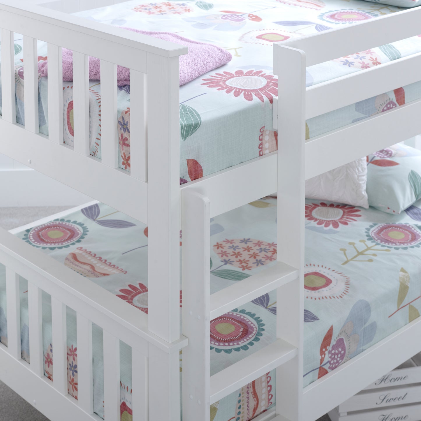 Bedmaster Oslo White Quadruple Bunk Bed