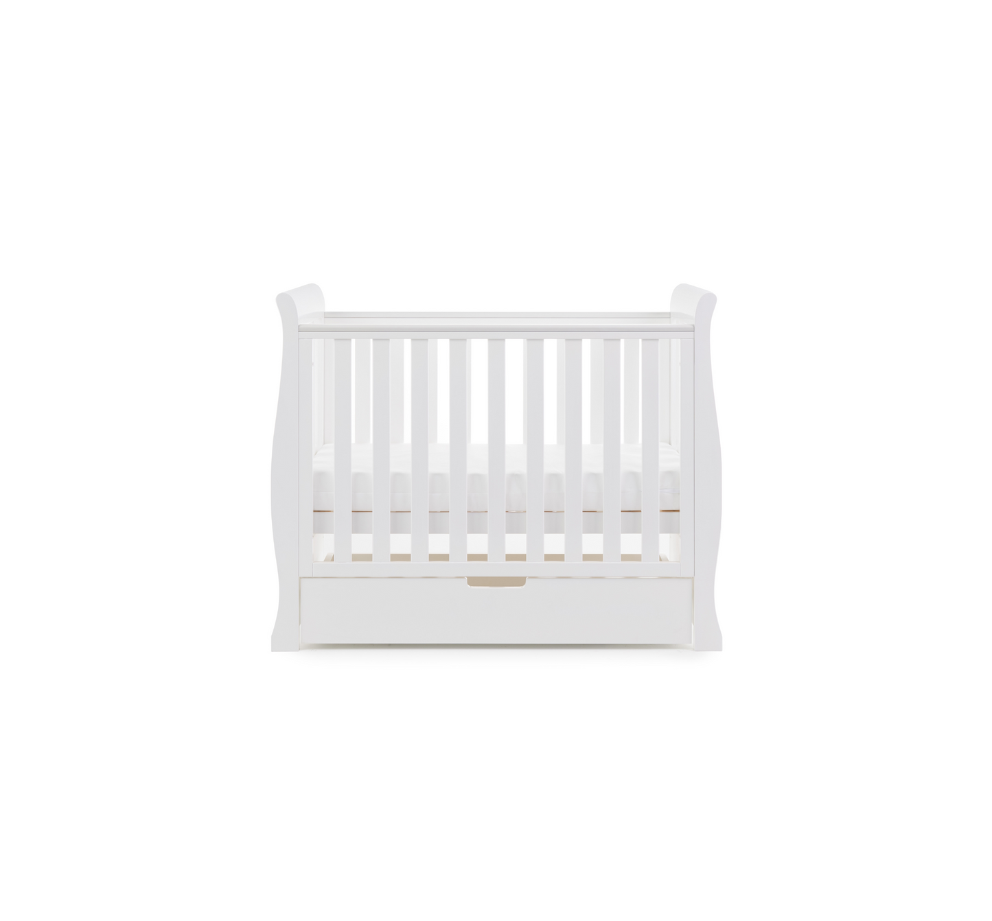 Obaby Stamford Space Saver Cot - White 100 x 50