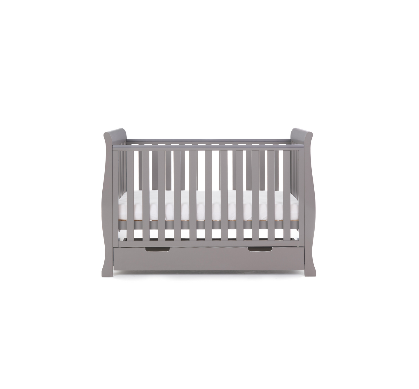 Obaby Stamford Mini Cot Bed - Taupe Grey 120 x 60