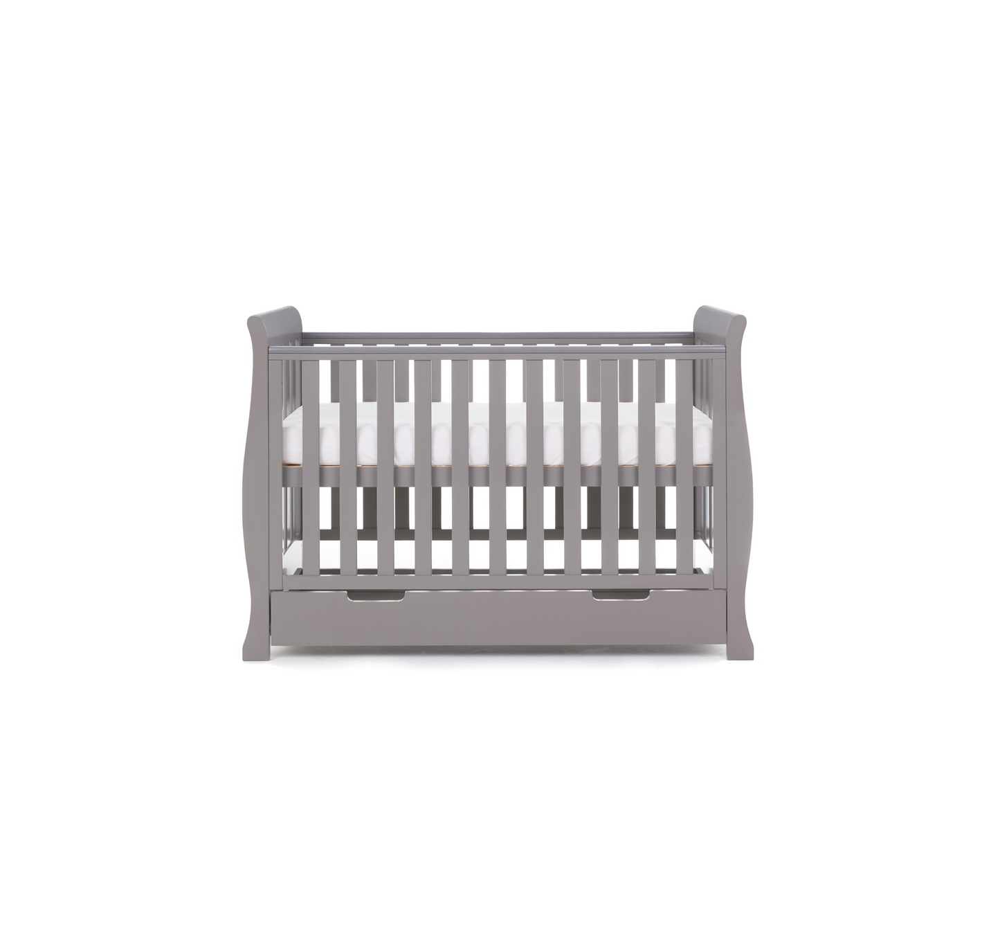 Obaby Stamford Mini Cot Bed - Taupe Grey 120 x 60