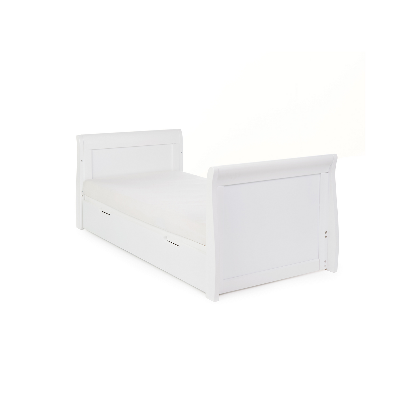 Obaby Stamford Classic Sleigh 4 Piece Room Set - White 140 x 70