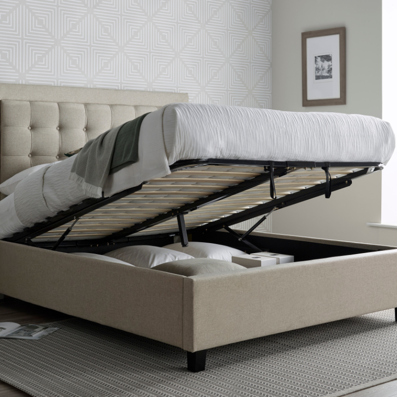 Bedmaster Brandon Fabric Ottoman Bed