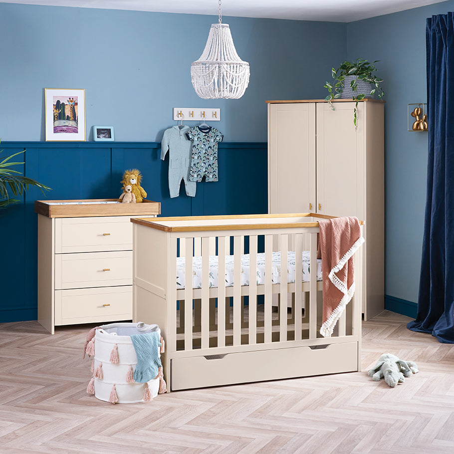 Obaby Evie Mini 3 Piece Room Set - Cashmere 120 x 60