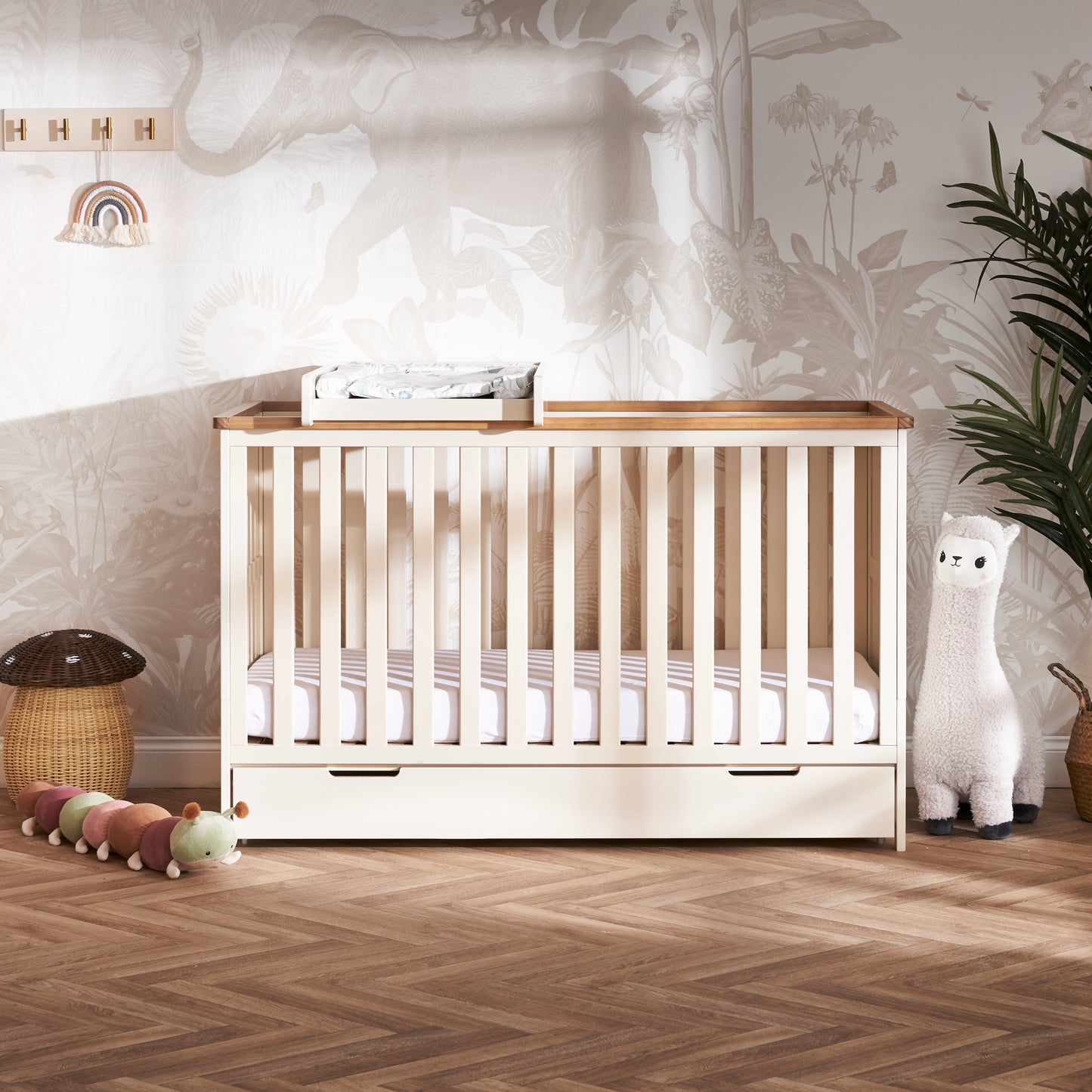 Obaby Evie Cot Bed - Cashmere 140 x 70