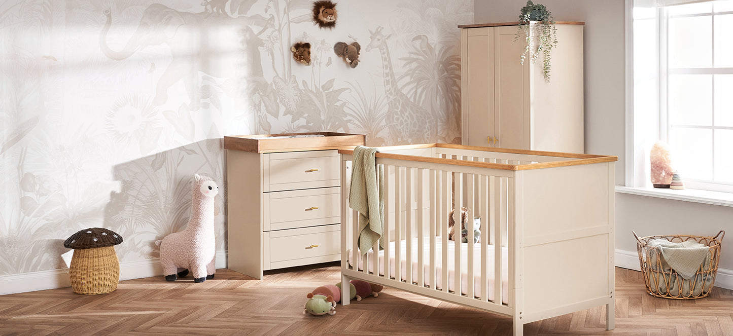 Obaby Evie 3 Piece Room Set - Cashmere 140 x 70