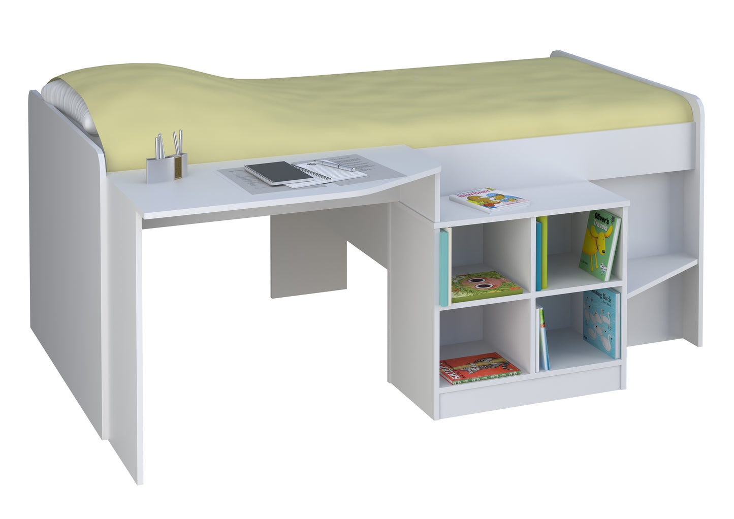 Kidsaw Pilot Cabin Bed - White