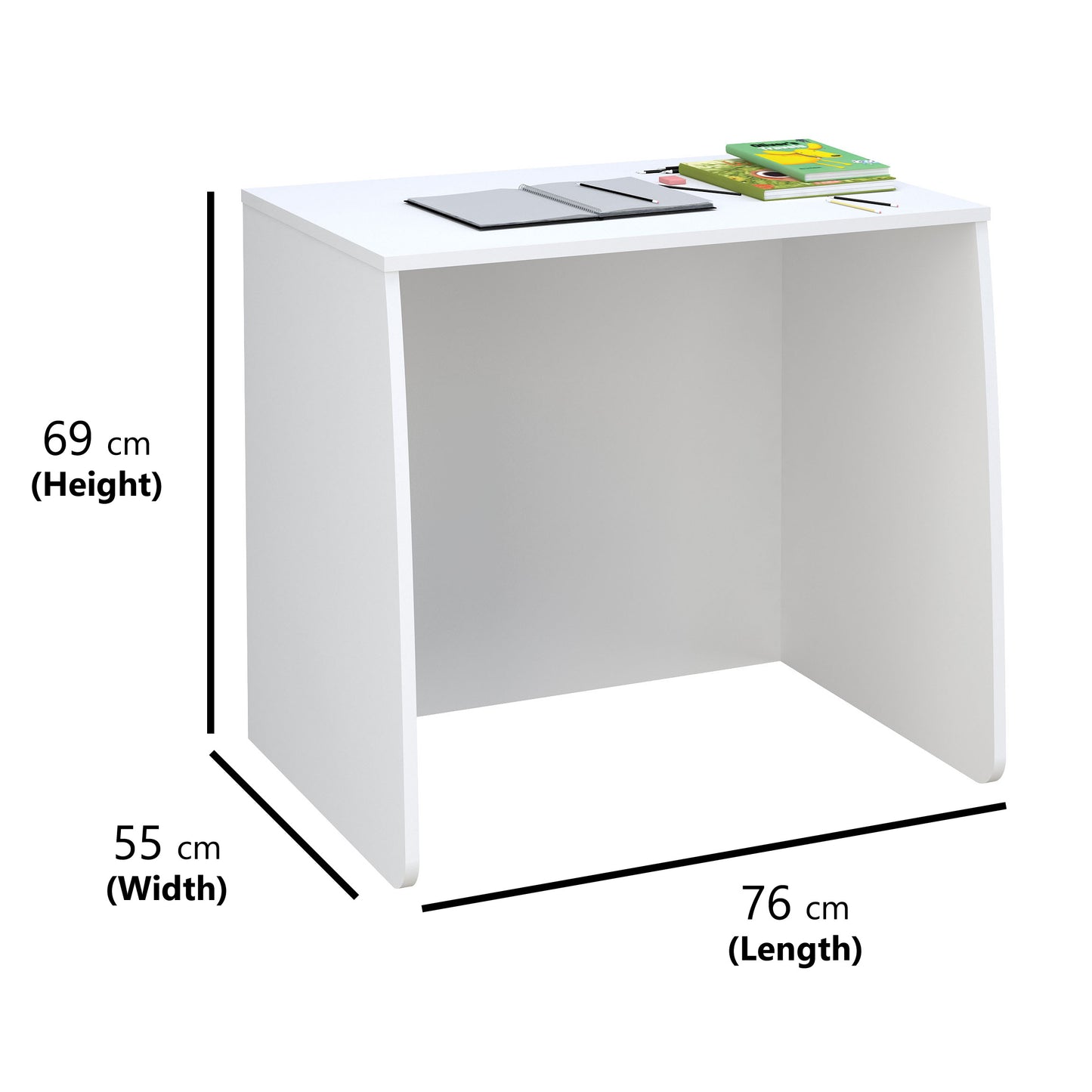 Kidsaw Loft Station Desk - White