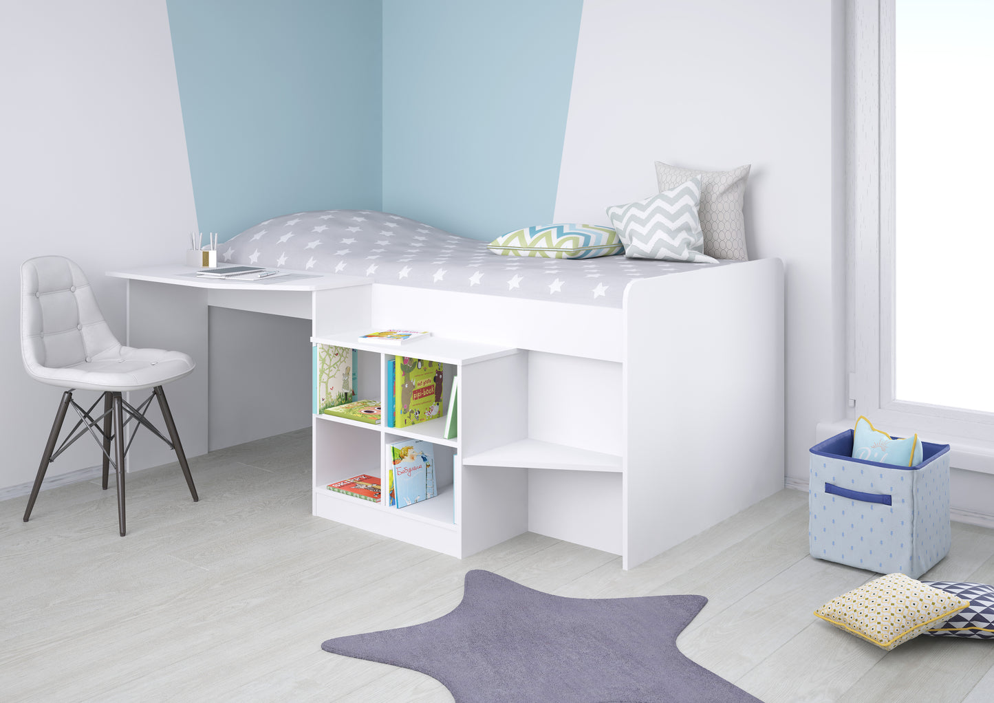 Kidsaw Pilot Cabin Bed - White