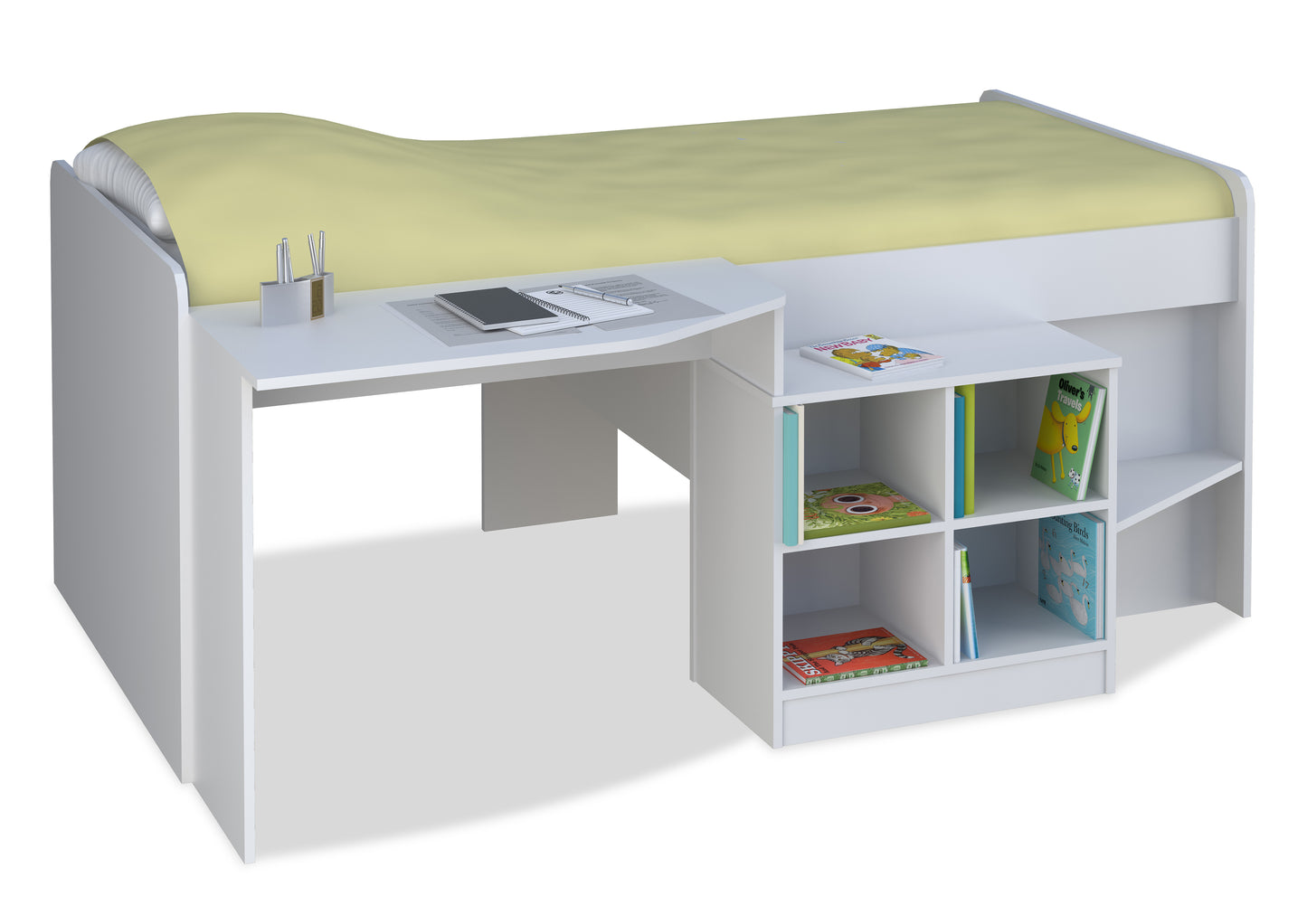 Kidsaw Pilot Cabin Bed - White