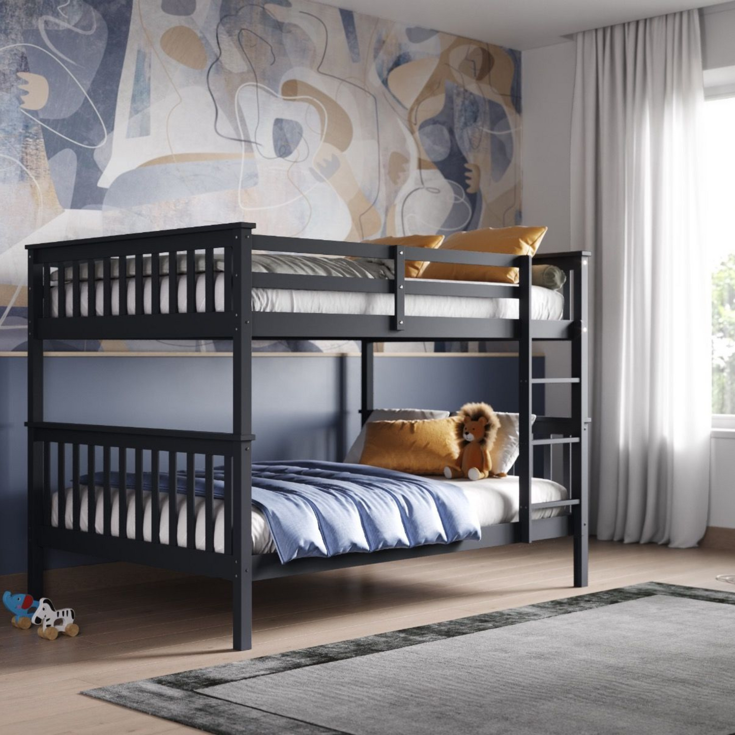 Flair Tetrad Detachable Small Double Bunk Bed