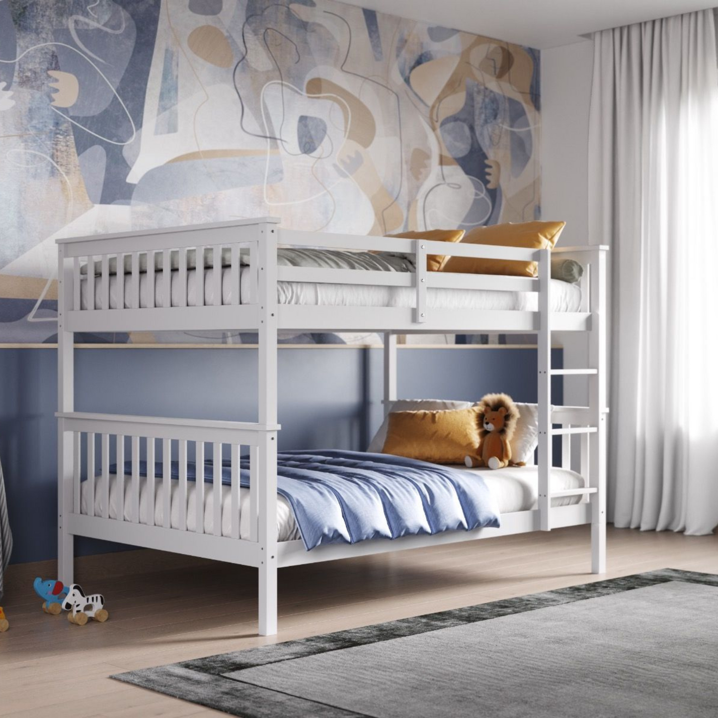 Flair Tetrad Detachable Small Double Bunk Bed