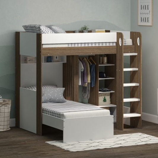 Flair Hampton Bunk Bed with Wardrobe