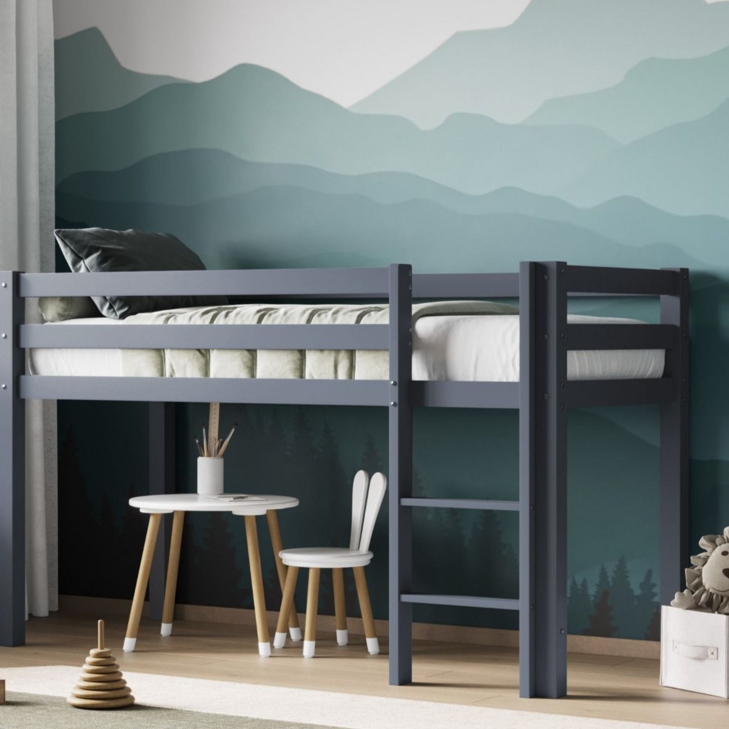 Flair Wooden Elara Shorty Midsleeper Bed