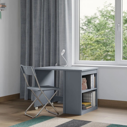 Flair Furnishings Charlie Pull Out Desk Grey