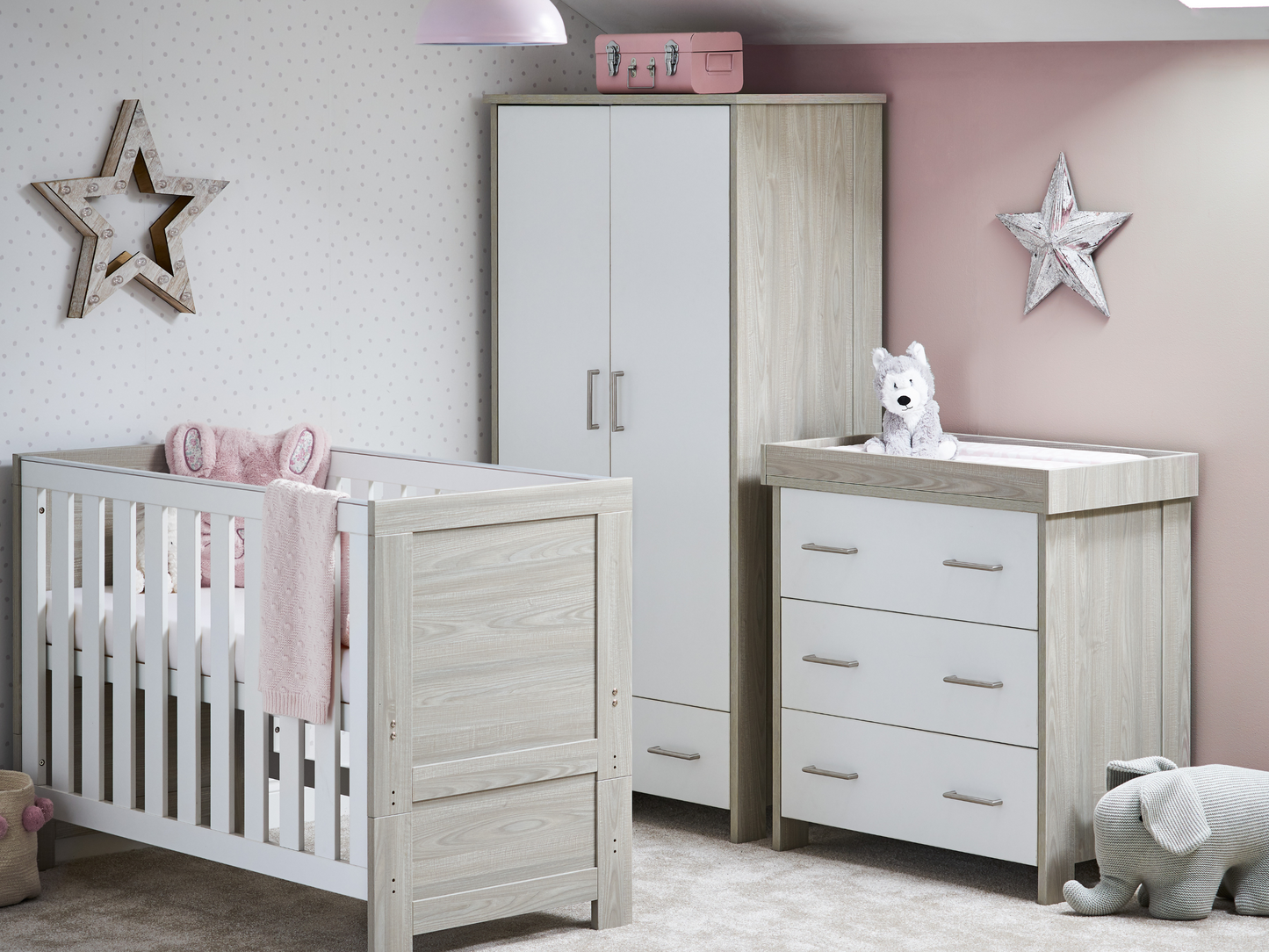 Obaby Nika Mini 3 Piece Room Set 120 x 60