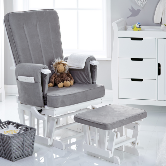 Obaby Stamford Classic Sleigh 5 Piece Room Set - White 140 x 70