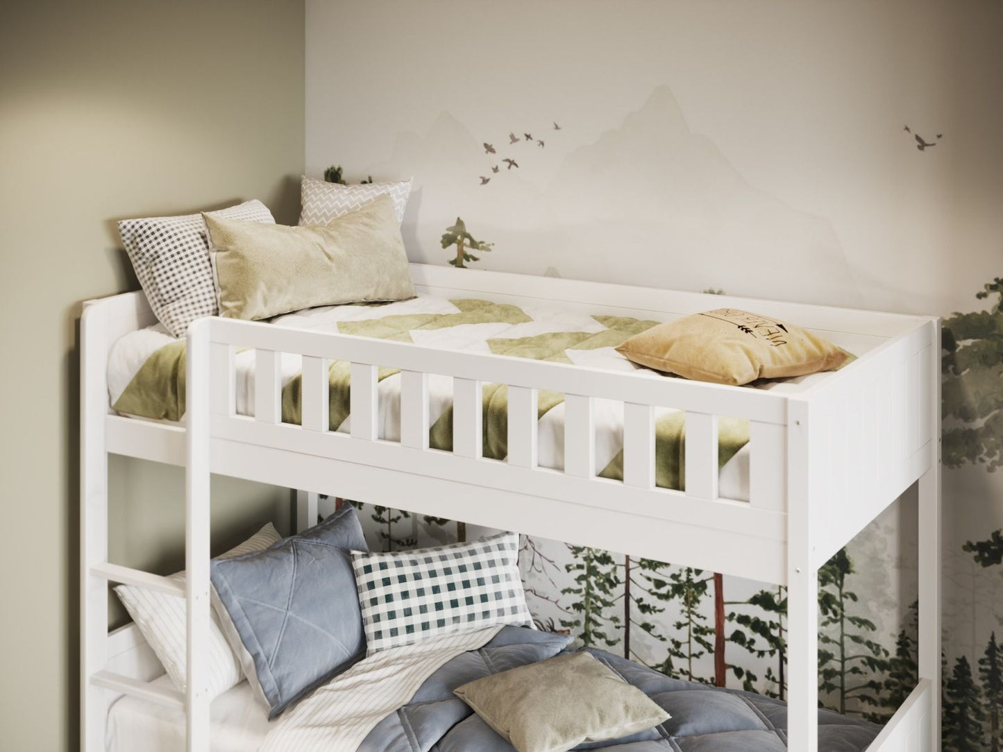 Flair Bea Shorty Wooden Bunk Bed with Optional Trundle