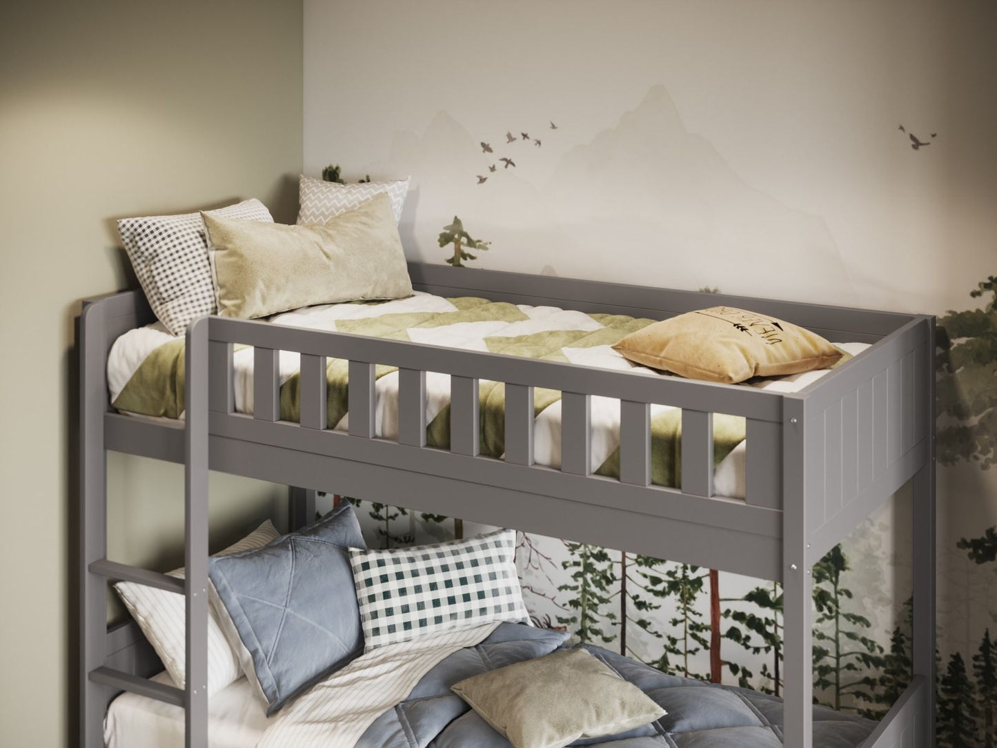 Flair Bea Shorty Wooden Bunk Bed with Optional Trundle