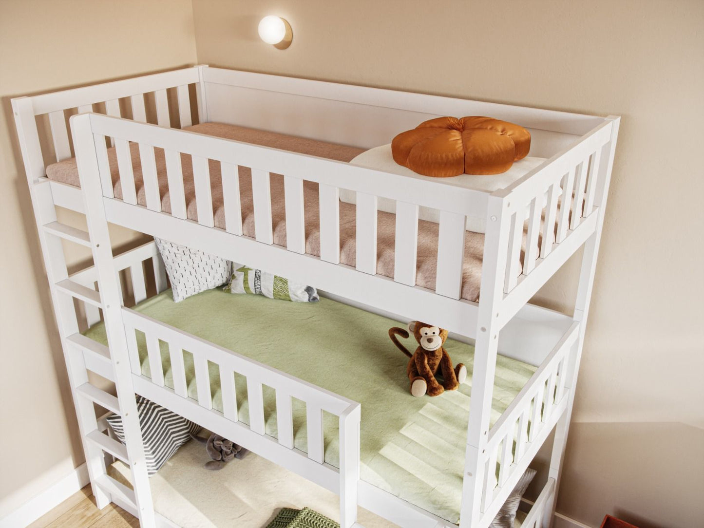 Flair Bea Triple High Wooden Bunk Bed