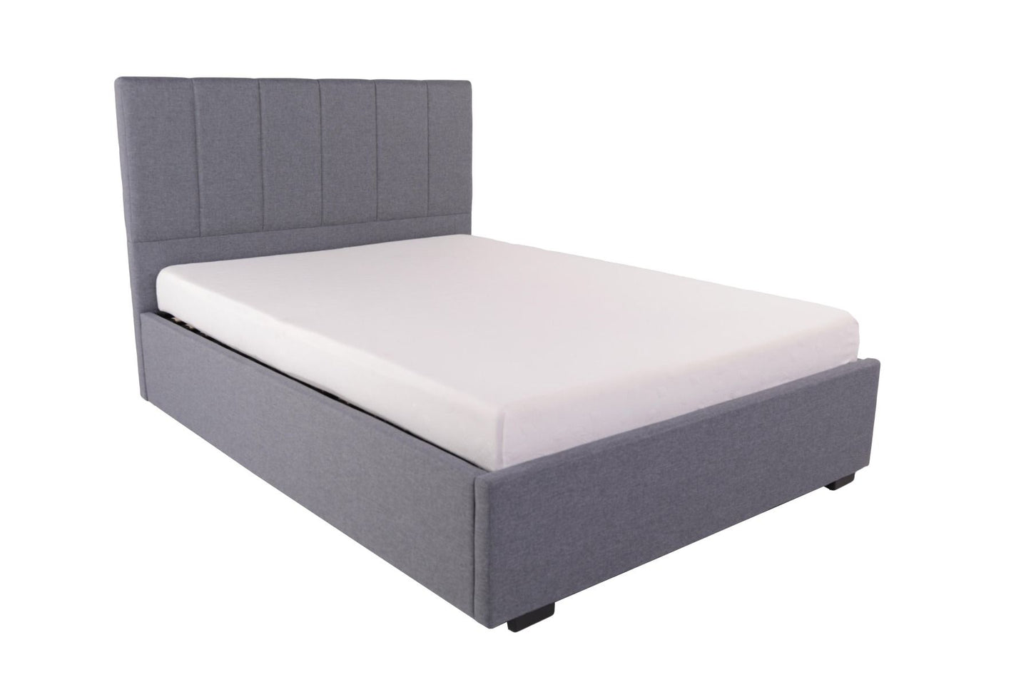 Flair Grey Waltz Fabric Ottoman Bed