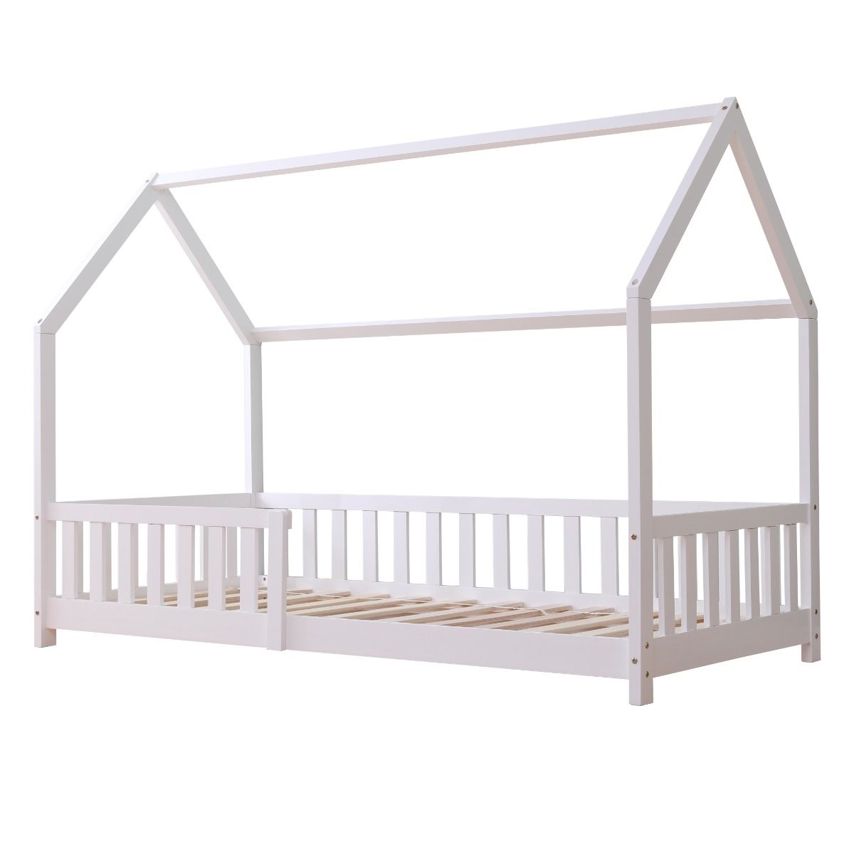 Flair Wooden Explorer Playhouse Bed With Rails