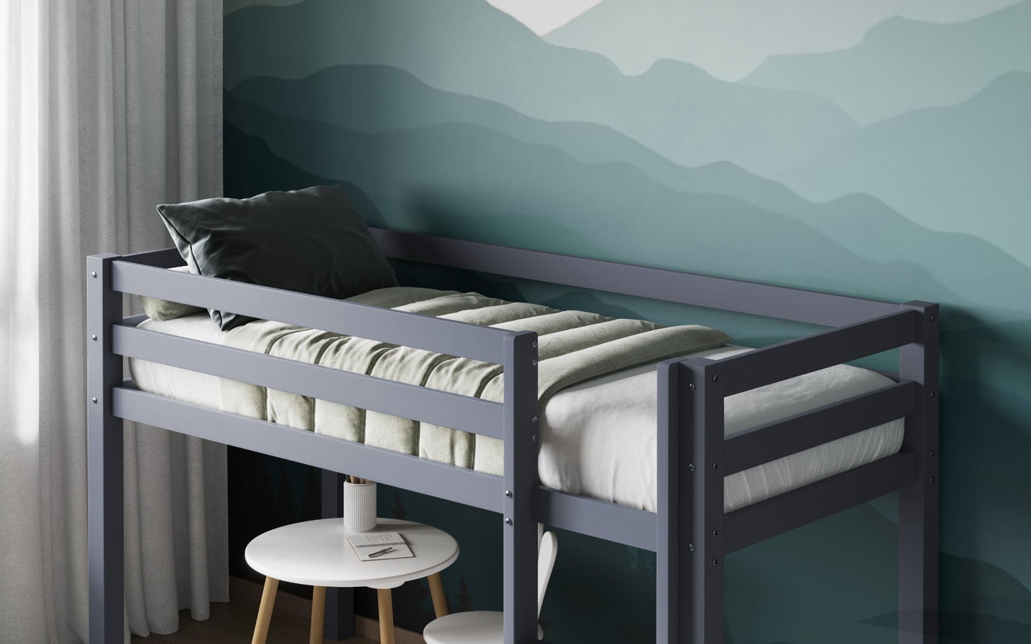 Flair Wooden Elara Shorty Midsleeper Bed