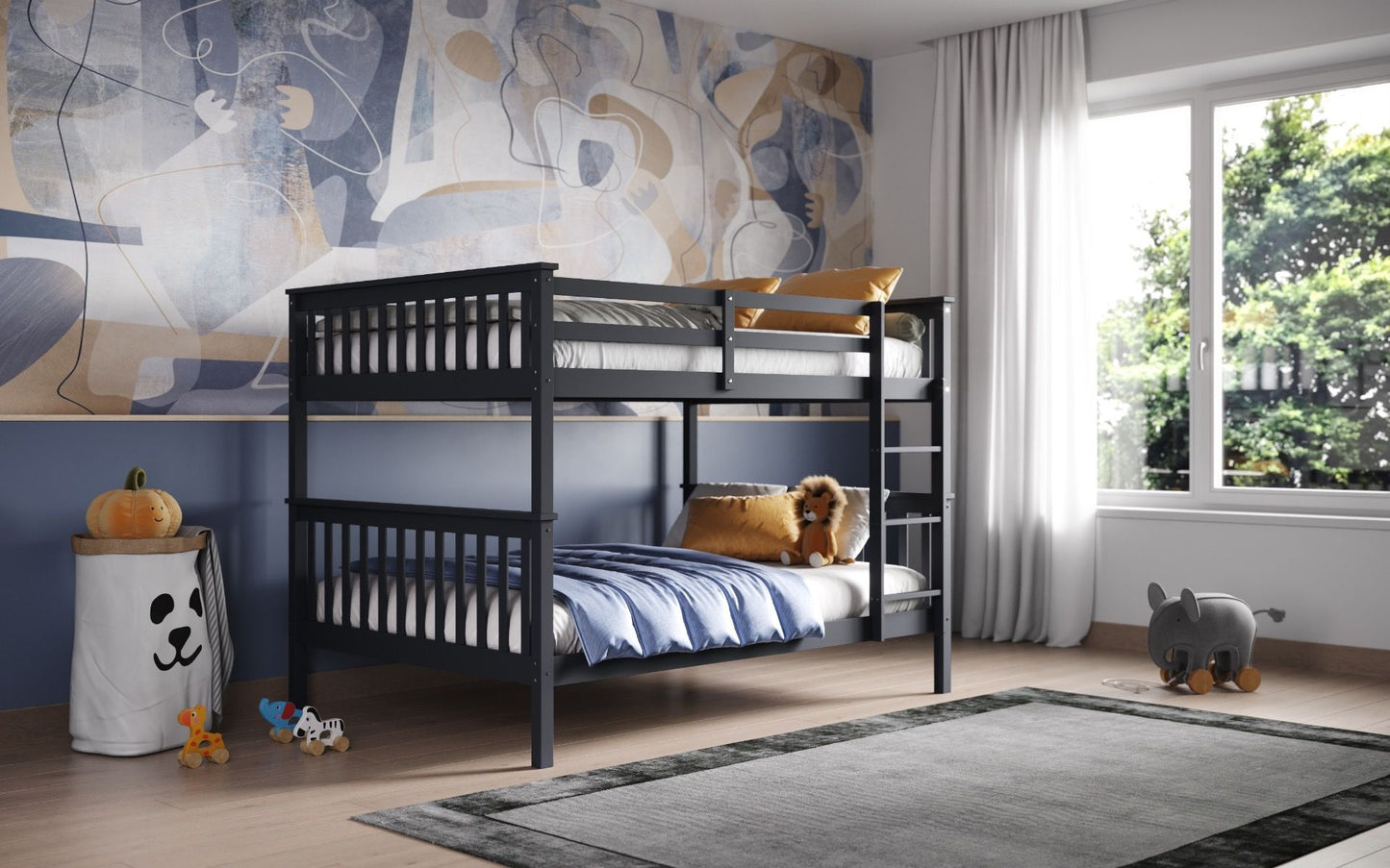 Flair Tetrad Detachable Small Double Bunk Bed