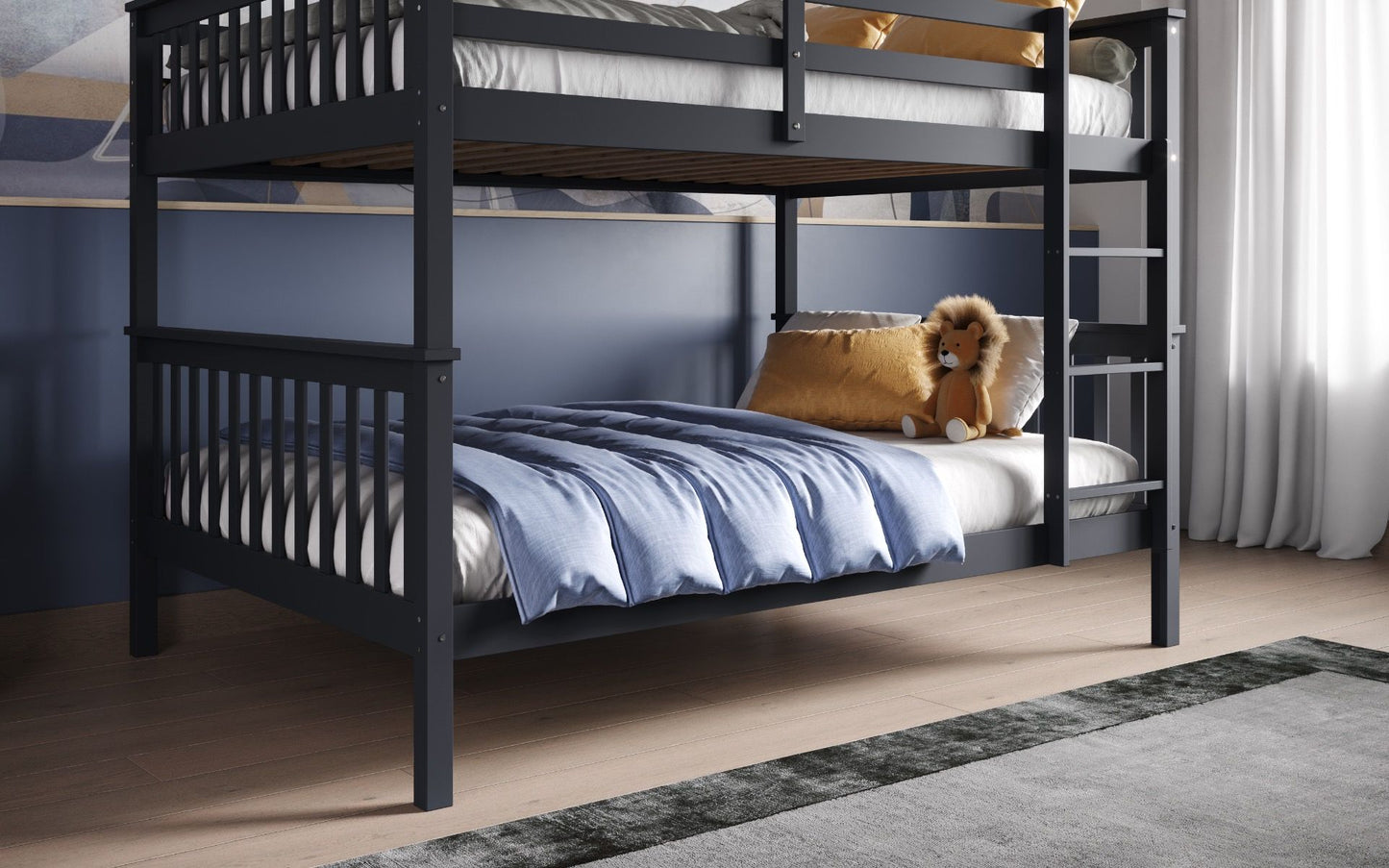 Flair Tetrad Detachable Small Double Bunk Bed