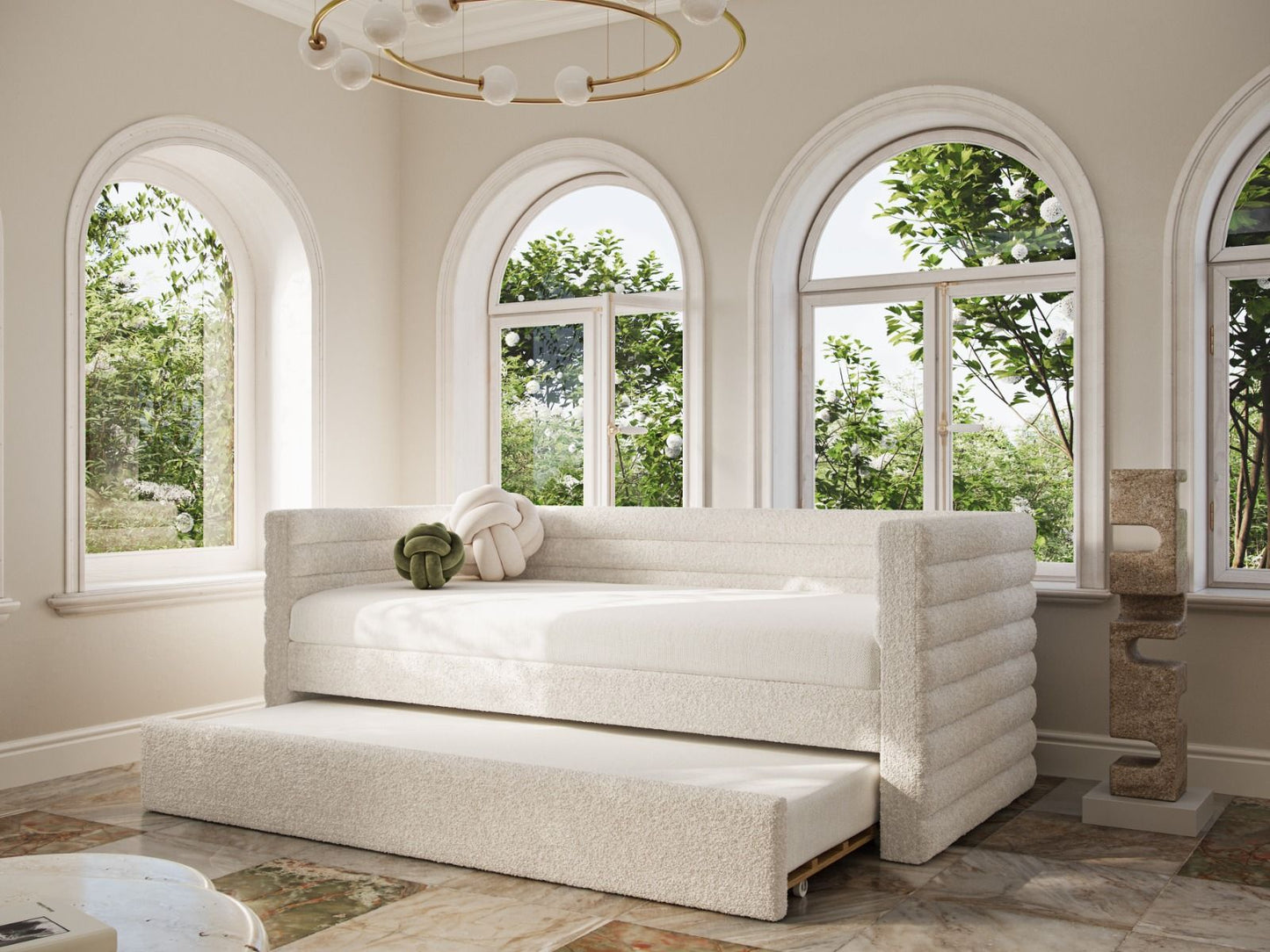 Flair Yuma Boucle Guest Bed