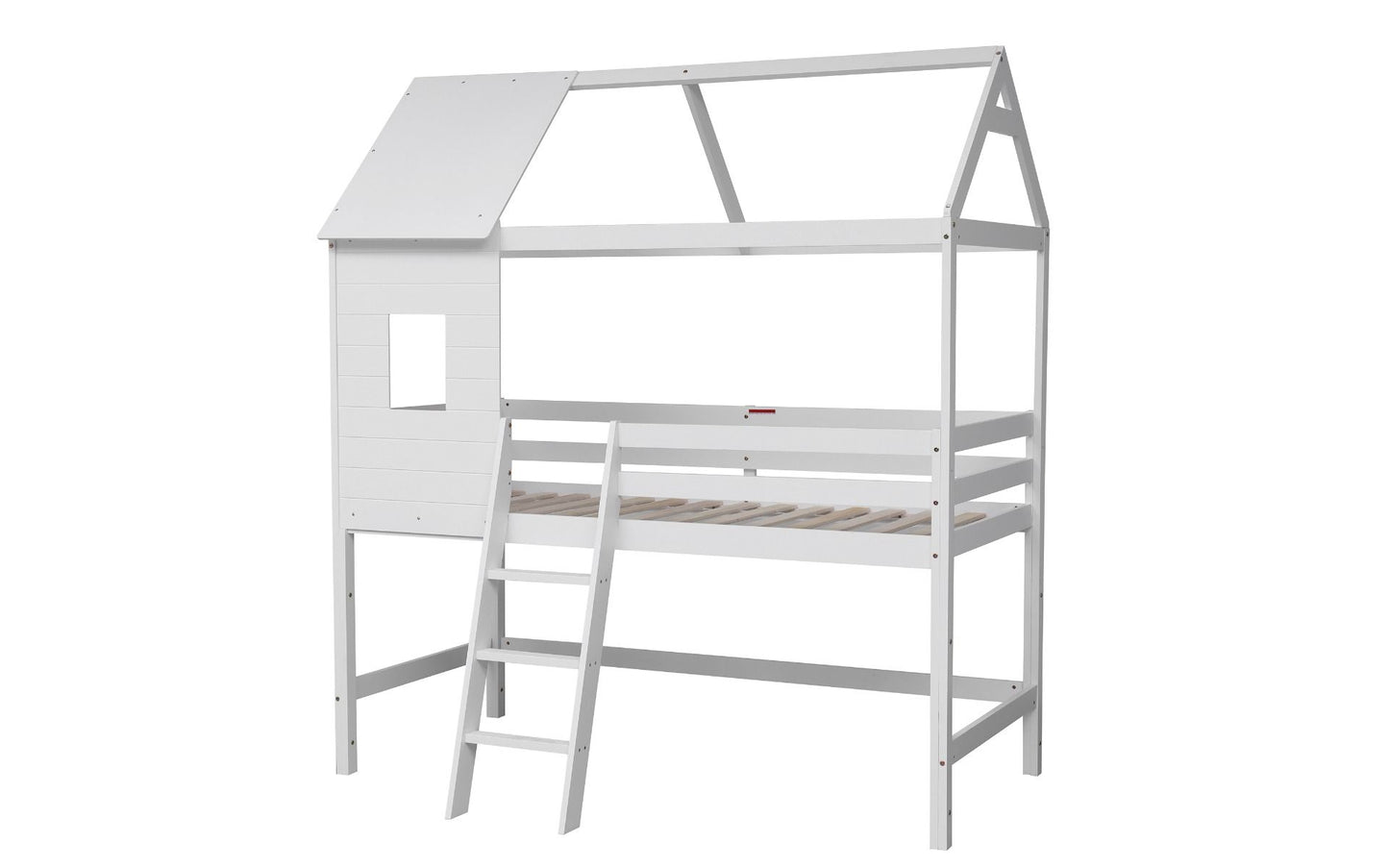 Flair White Wooden Hideaway Treehouse Midsleeper